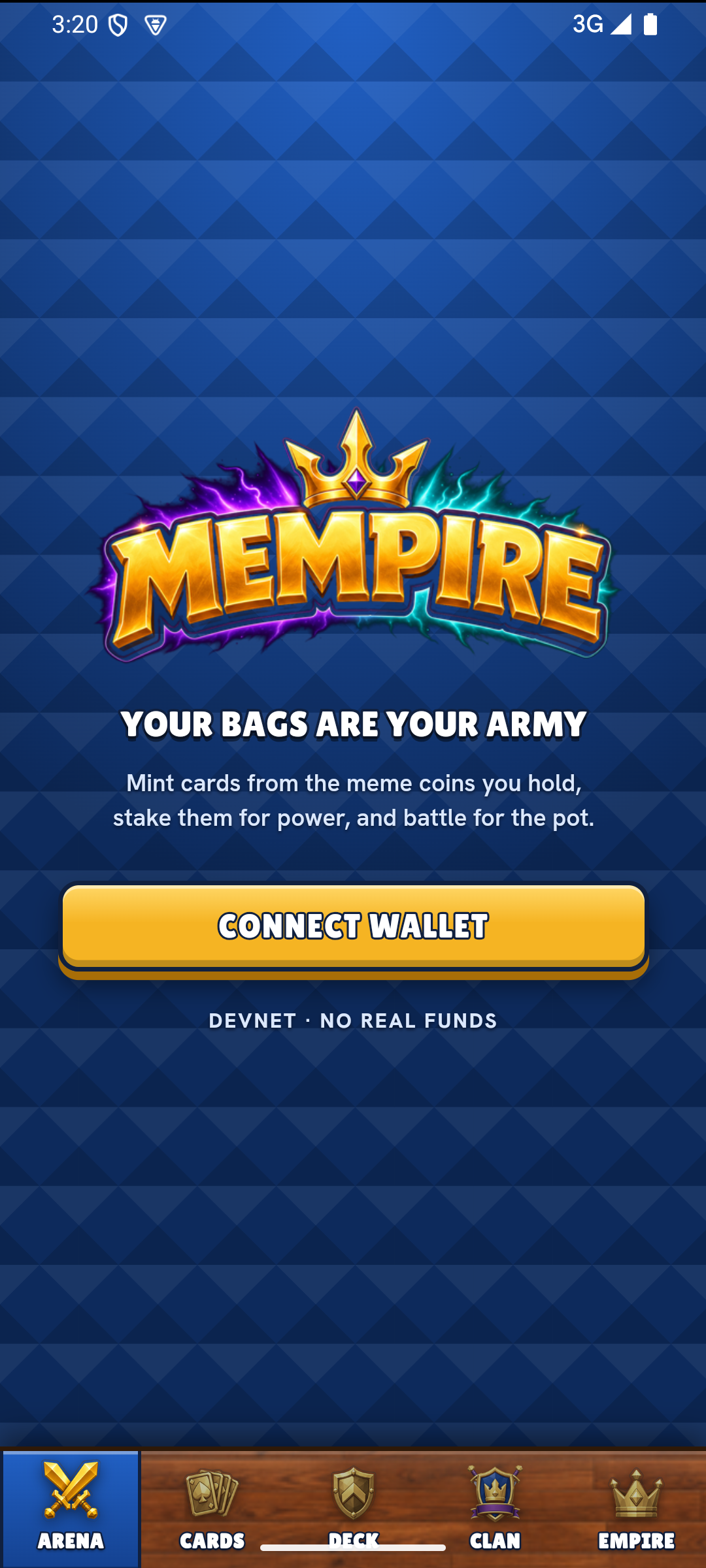 The Mempire arena on Android